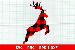 Christmas Reindeer Buffalo Plaid File