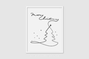 Christmas Tree Line Art Graphics