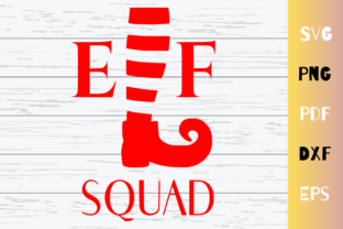 Elf Squad Cut File Cricut: Graphics & Crafts for Local Business