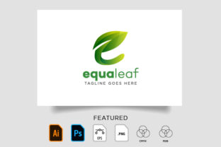 Green Nature Leaf Logo: Graphics and Logos for Editorial Excellence