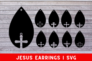 Jesus Earrings: Graphics for Crafts and Small Business Branding
