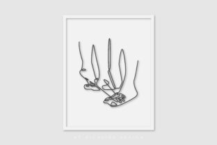 Line Art Poster Couple Intens Graphics