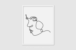 Line Art Poster Hot Scene: Graphics and Illustrations for Real Publishing