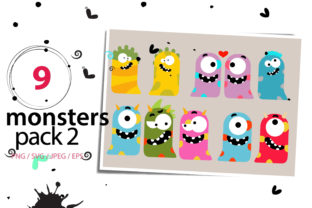 Monster Pack II High Res Svg Graphics