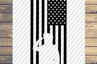 Salute American Flag Graphics for Crafts
