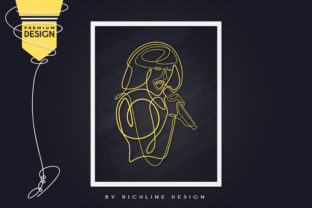 Taylor Swift Singing Line Art Poster: Graphics and Illustrations